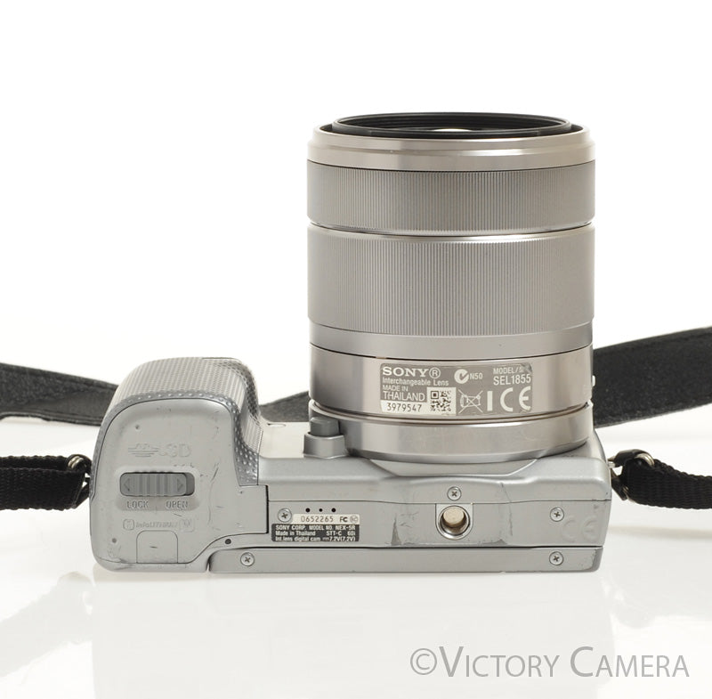 Sony NEX-5R 16.1MP Mirrorless Camera w/ 18-55mm Lens &amp; Flash [EXC-] - Victory Camera