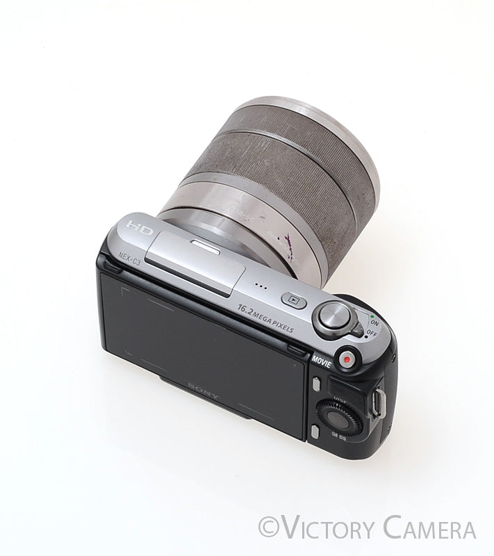 Sony NEX-C3 16.2MP Mirrorless Camera w/ 18-55mm Lens [GOOD] - Victory Camera