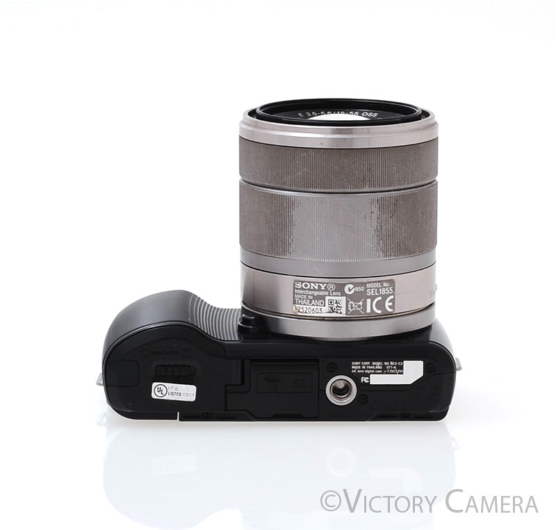 Sony NEX-C3 16.2MP Mirrorless Camera w/ 18-55mm Lens [GOOD] - Victory Camera