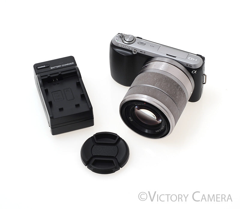 Sony NEX-C3 16.2MP Mirrorless Camera w/ 18-55mm Lens [GOOD] - Victory Camera