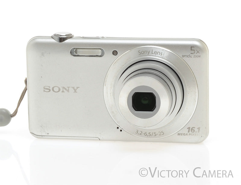 Sony SteadyShot DSC-W710 16.1MP Silver Digital Point &amp; Shoot Camera [EXC-] - Victory Camera