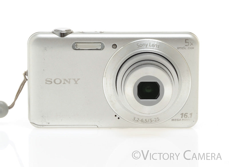 Sony SteadyShot DSC-W710 16.1MP Silver Digital Point &amp; Shoot Camera [EXC-] - Victory Camera