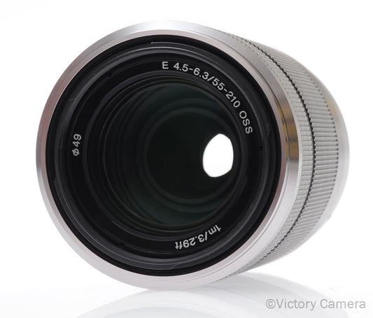 Sony E 55-210mm f4.5-6.3 OSS SEL55210 Chrome Lens for E-Mount [EXC+] image 2