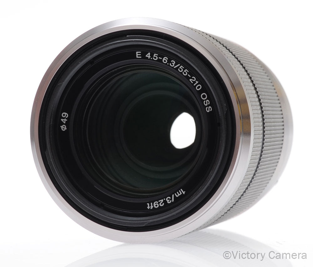 Sony E 55-210mm f4.5-6.3 OSS SEL55210 Chrome Lens for E-Mount [EXC+] image 2