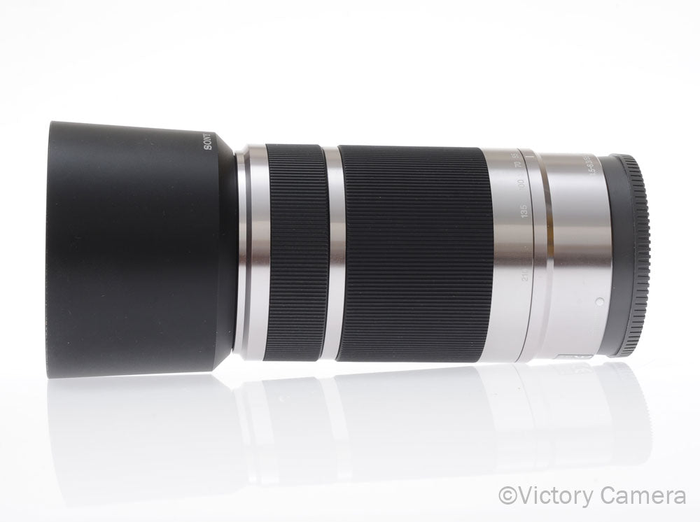 Sony E 55-210mm f4.5-6.3 OSS SEL55210 Chrome Lens for E-Mount [EXC+] image 3
