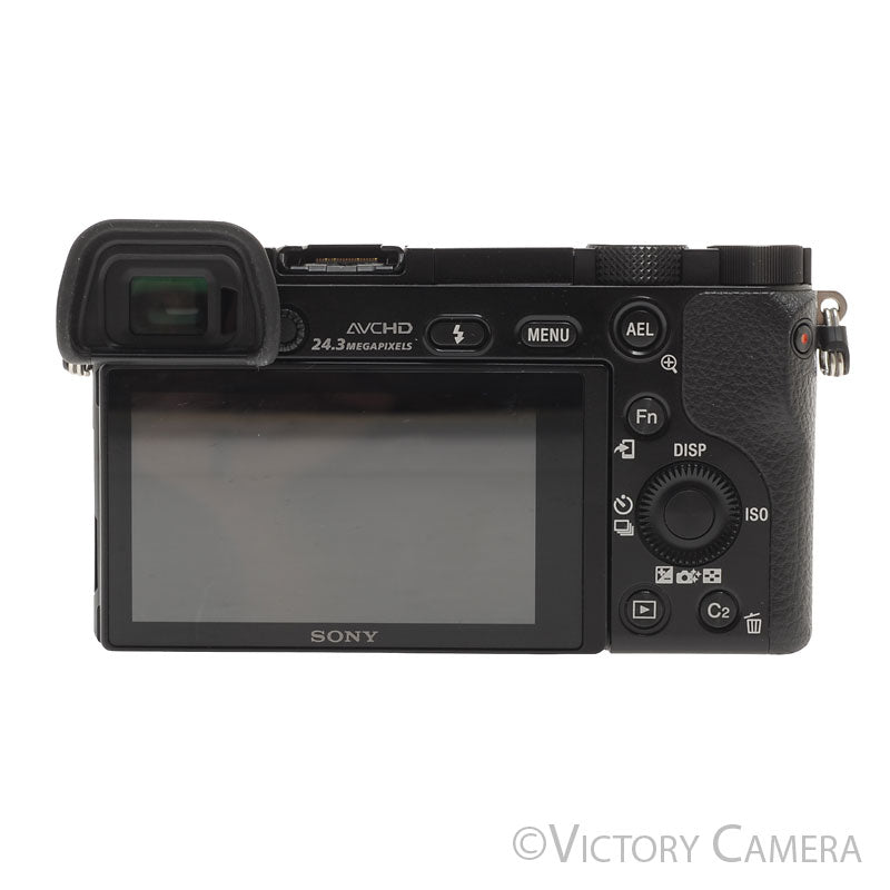 Sony a6000 24.3MP Black Mirrorless Camera Body w/ 16-50mm Lens [EXC] - Victory Camera