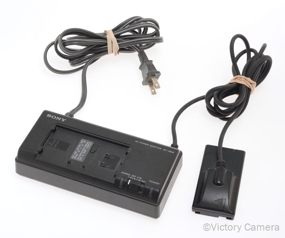 Sony AC-V60A Video 8 Handycam Genuine Battery Charger [EXC] - Victory Camera