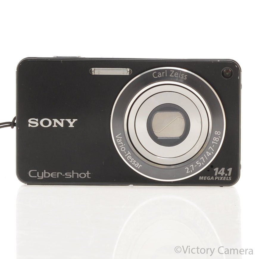 Sony Cybershot DSC-W350 Black 14.1mp Digital Point and Shoot Camera [EXC] - Victory Camera