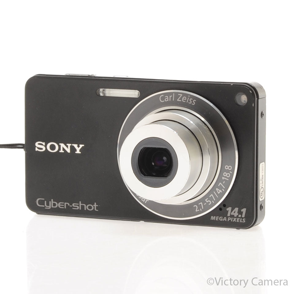 Sony Cybershot DSC-W350 Black 14.1mp Digital Point and Shoot Camera [EXC] - Victory Camera