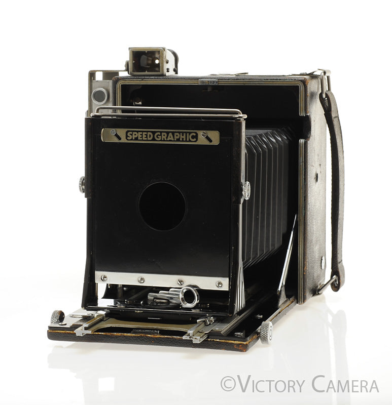 Graflex Speed Graphic 4x5 View Camera Body -Early w/ Graflok Mod- [EXC] - Victory Camera