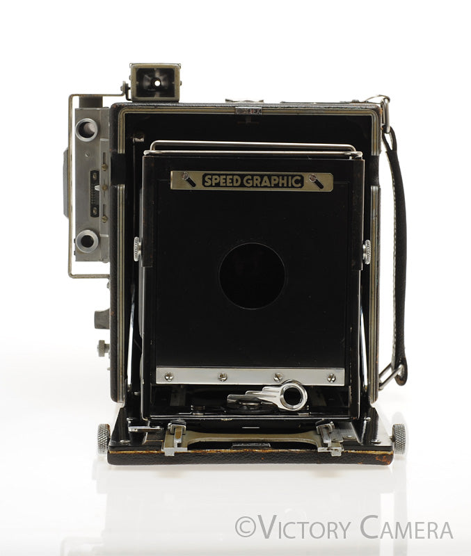 Graflex Speed Graphic 4x5 View Camera Body -Early w/ Graflok Mod- [EXC] - Victory Camera