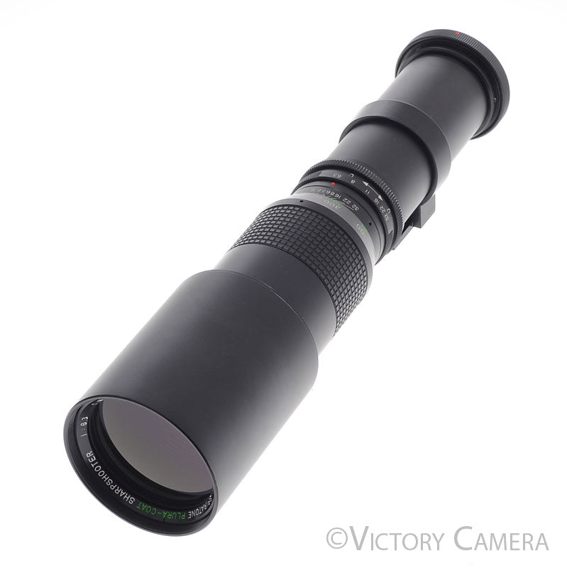 Spiratone Plura-Coat 400mm f6.3 Telephoto Prime Lens for Canon FD [EXC+] - Victory Camera