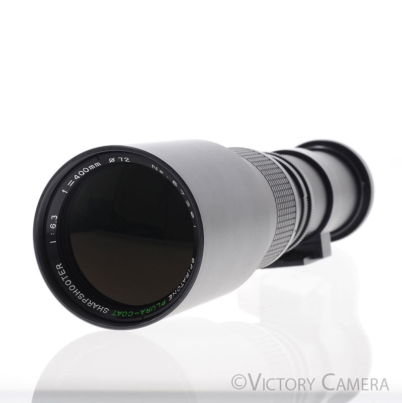 Spiratone Plura-Coat 400mm f6.3 Telephoto Prime Lens for Canon FD [EXC+] - Victory Camera