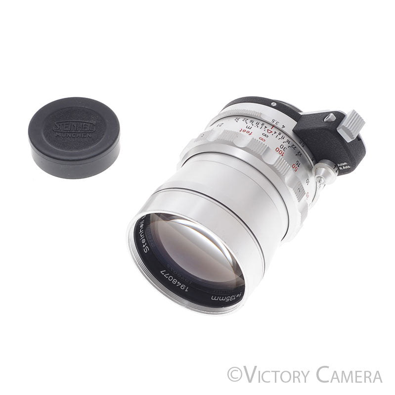 Steinheil Munchen 135mm f3.5 Auto-Tele-Quinar Prime Lens for Exakta  [EXC] - Victory Camera