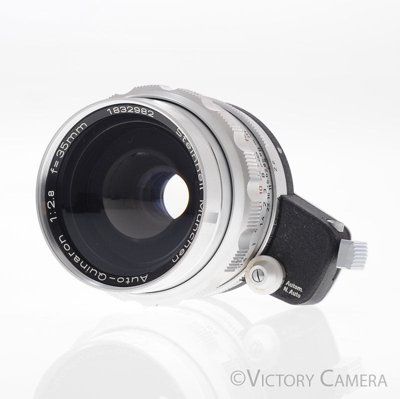 Steinheil Munchen 35mm f2.8 Auto-Quinaron Lens for Exakta Cameras [GOOD] - Victory Camera