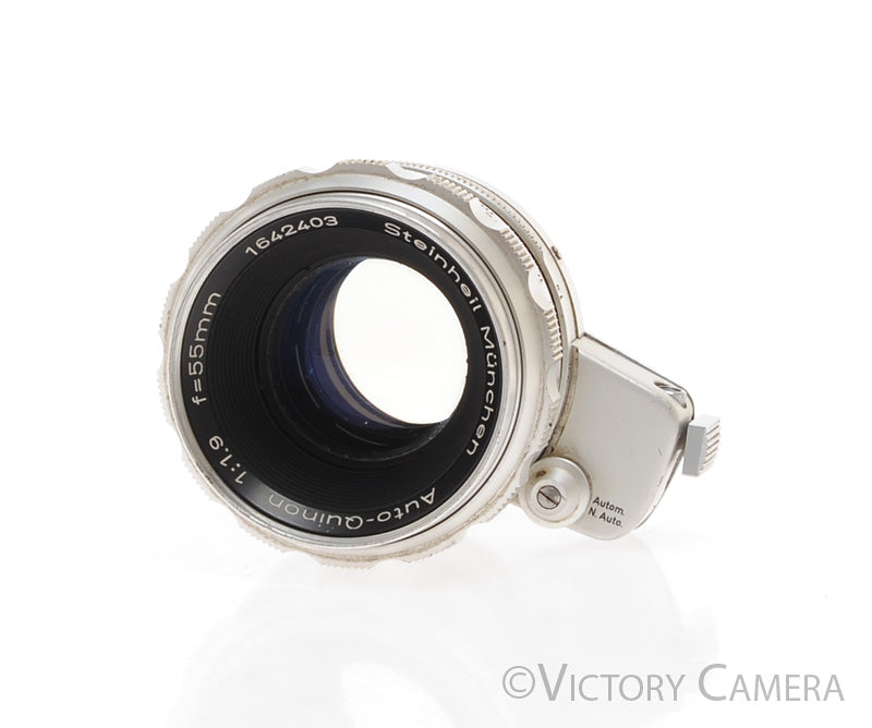Steinheil Munchen 55mm f1.9 Auto-Quinon Lens For Exakta/Topcon Mount [EXC] - Victory Camera