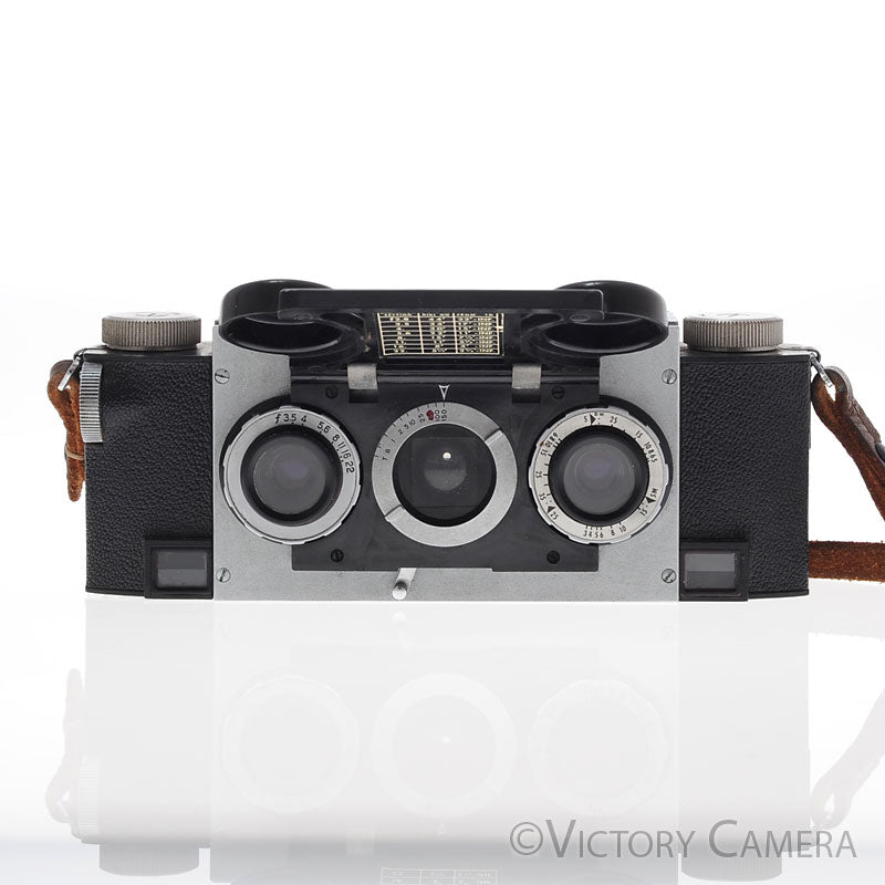Stereo Realist Model 1041 3D 35mm Camera Kit w/ f3.5 Lens -Cool- [EXC-] - Victory Camera