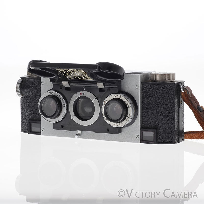 Stereo Realist Model 1041 3D 35mm Camera Kit w/ f3.5 Lens -Cool- [EXC-] - Victory Camera