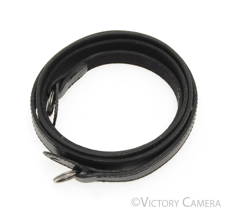 Leica Black Leather Camera Strap [EXC+] - Victory Camera