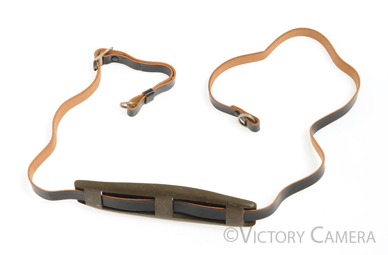 Leica Brown and Black Leather Strap for M2 M3 [EXC] - Victory Camera