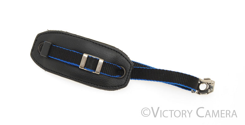 Mamiya 645 Super / Pro / TL Black & Blue Wrist Strap w/ QR Connector [EXC+] - Victory Camera