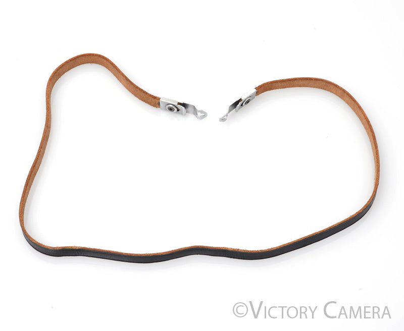 Brown Leather Strap For Rolleiflex 2.8C D Strap Connectors [EXC] - Victory Camera