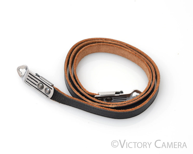 Brown Leather Strap For Rolleiflex 2.8C D Strap Connectors [EXC] - Victory Camera