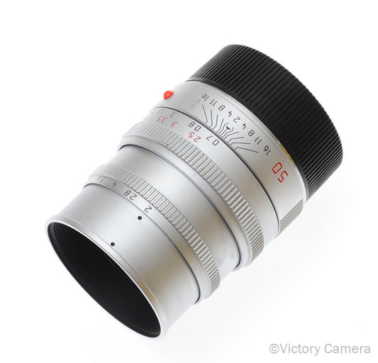 Leica Summicron-M 50mm f2 V4 Rare Chrome 11825 Lens [EXC] image 1