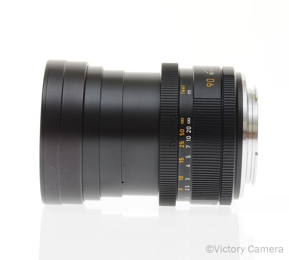 Leica Summicron-R 90mm f2 3 Cam Telephoto Prime Lens for R Mount [MINT-] - Victory Camera