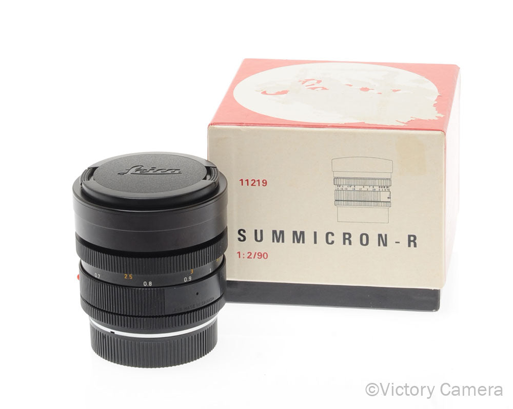 Leica Summicron-R 90mm f2 3 Cam Telephoto Prime Lens for R Mount [MINT-] - Victory Camera