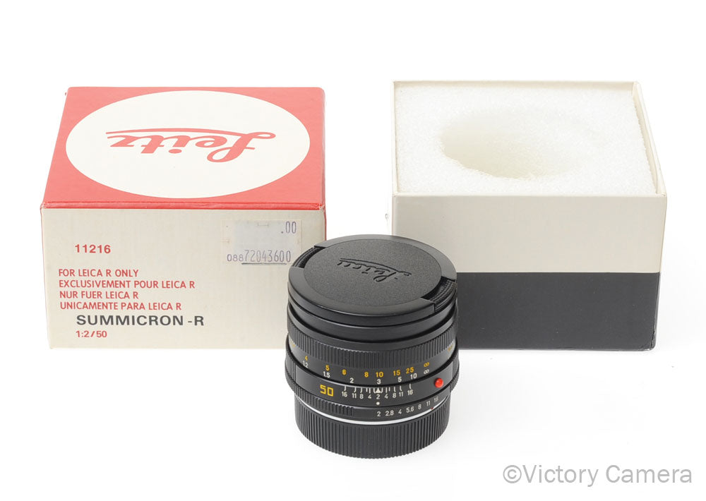 Leica Summicron-R 50mm F2 ROM Lens [MINT-] - Victory Camera