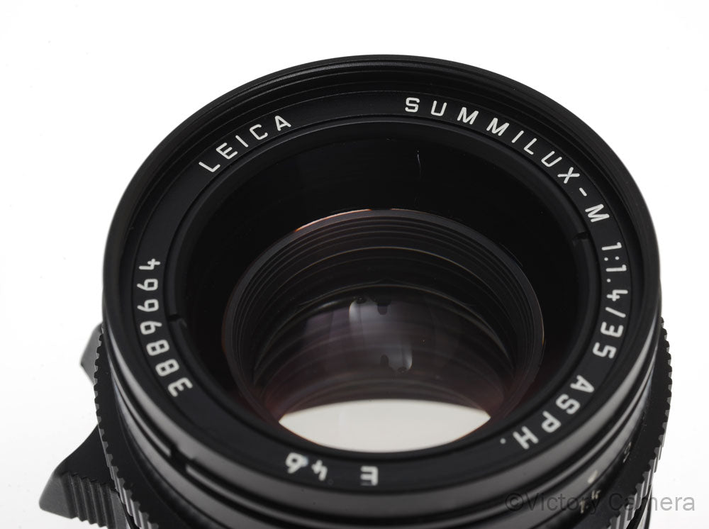 Leica 35mm f1.4 Summilux-M ASPH Black E46 6-Bit Lens 11874  [EXC+] - Victory Camera