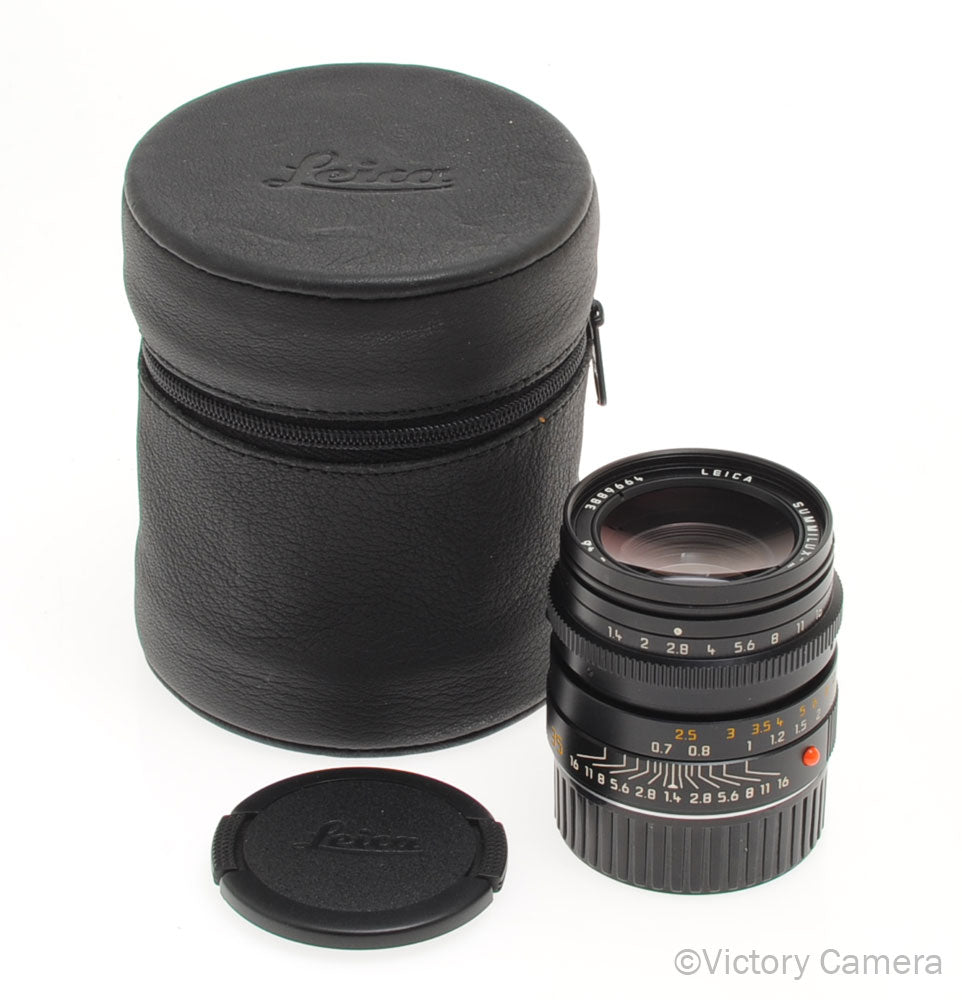 Leica 35mm f1.4 Summilux-M ASPH Black E46 6-Bit Lens 11874  [EXC+] - Victory Camera