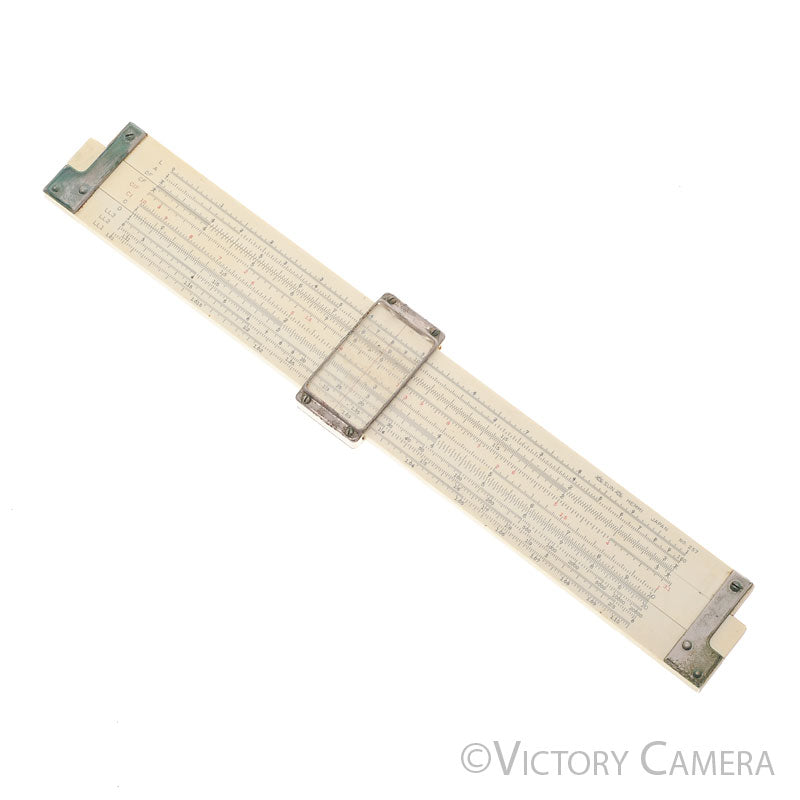 Sun Hemmi No.257 Bamboo Slide Ruler w/ Case [EXC-] - Victory Camera