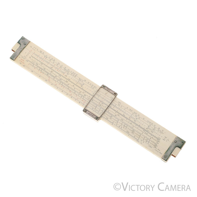 Sun Hemmi No.257 Bamboo Slide Ruler w/ Case [EXC-] - Victory Camera