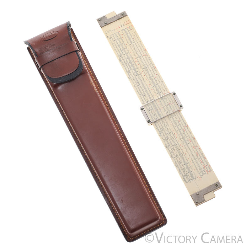 Sun Hemmi No.259D Bamboo Slide Rulter w/ Case [EXC] - Victory Camera