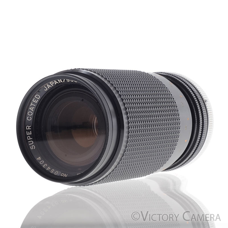Super Coated Japan 538 PZ 75-150mm f3.9 Lens For Canon FD Mount [EXC-] - Victory Camera