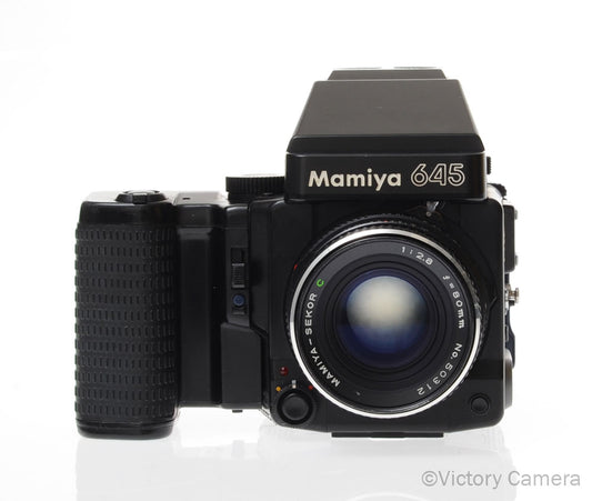 Mamiya 645 Super Medium Format Film Camera w/ AE Finder 80mm Lens [GOOD] image 1