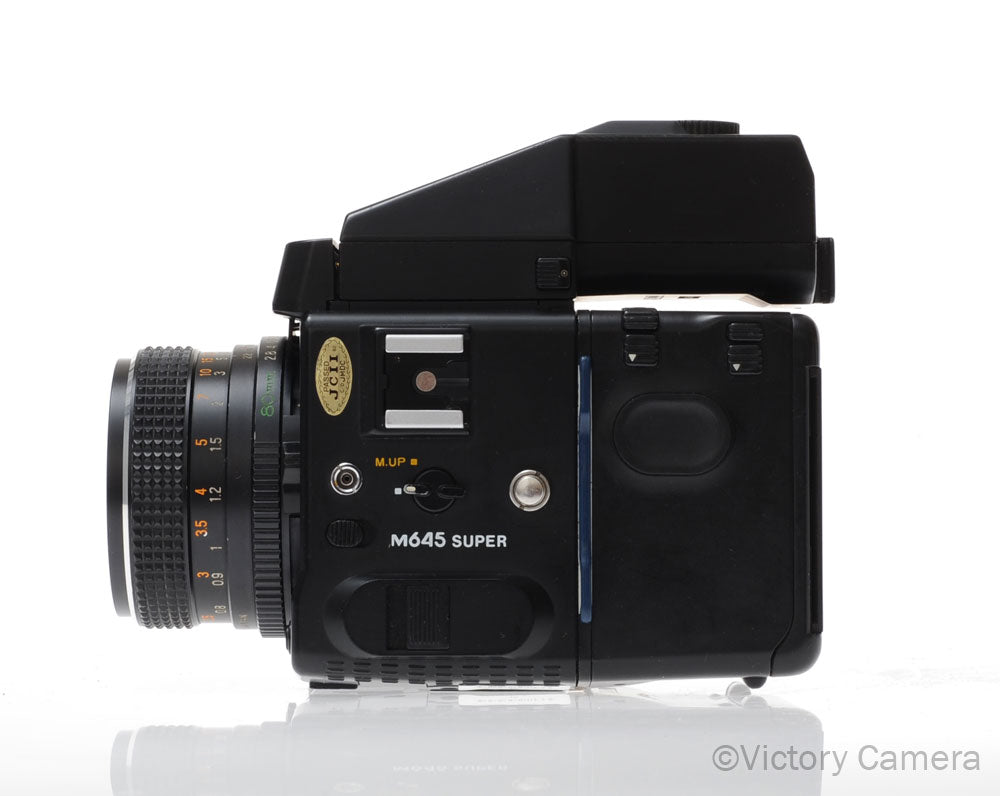 Mamiya 645 Super Medium Format Film Camera w/ AE Finder 80mm Lens [GOOD] image 3