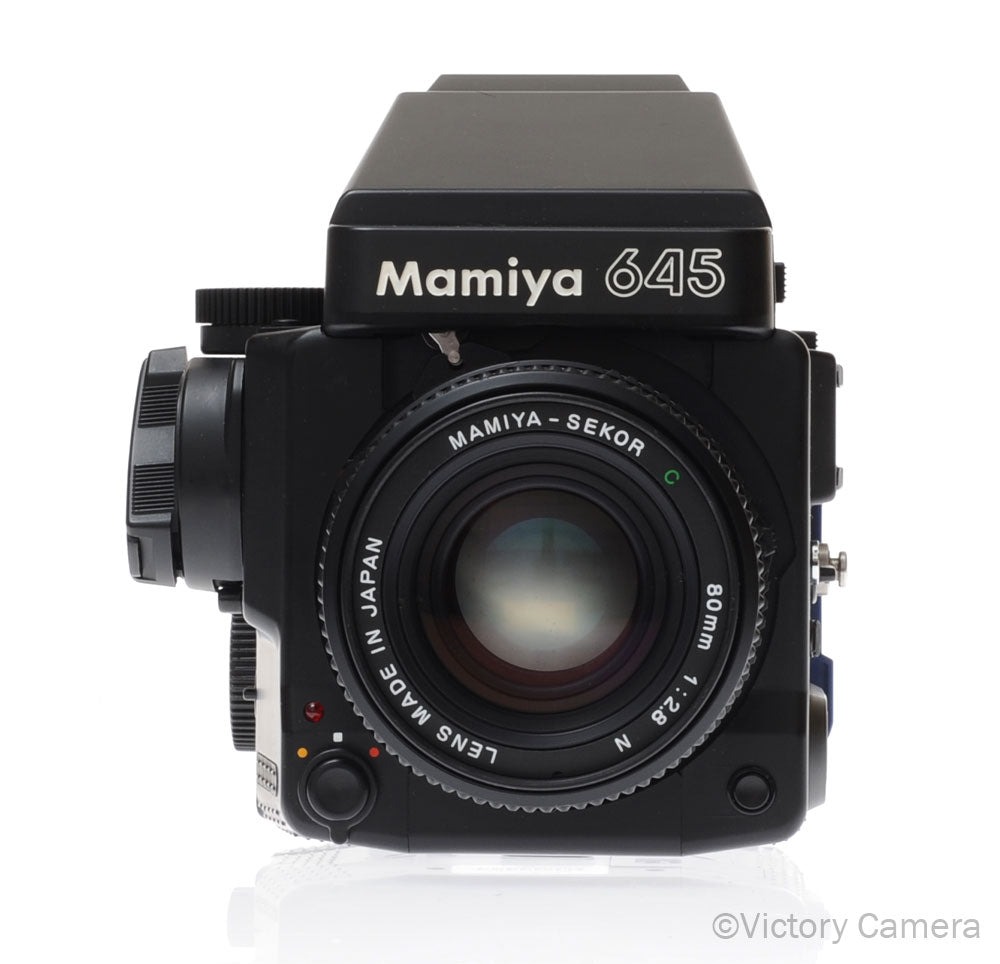 Mamiya 645 Super Medium Format Film Camera w/ AE Finder 80mm Lens [EXC+] image 1