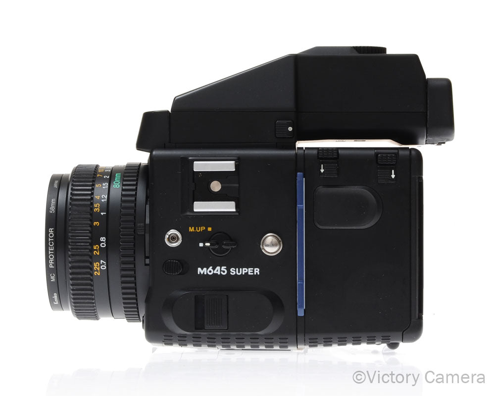 Mamiya 645 Super Medium Format Film Camera w/ AE Finder 80mm Lens [EXC+] image 3