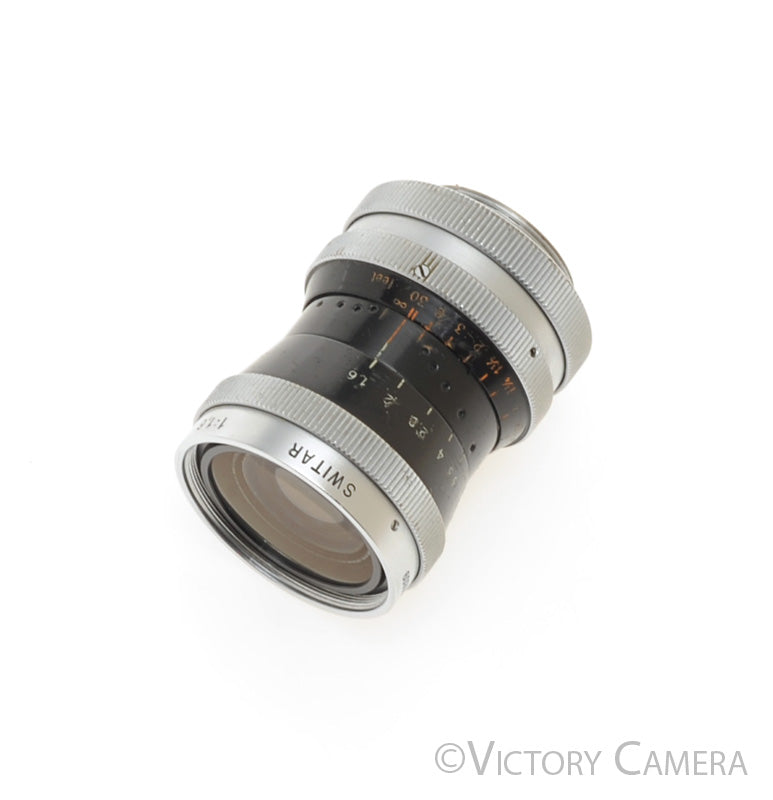 Kern Paillard 10mm f1.6 H16 RX Switar Wide Lens for Bolex H16 [EXC-] - Victory Camera