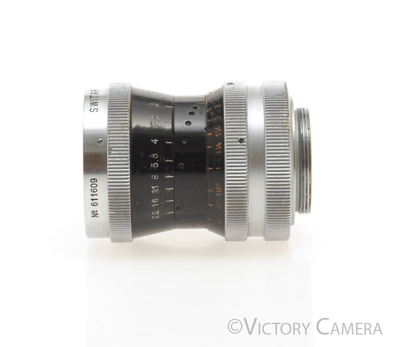 Kern Paillard 10mm f1.6 H16 RX Switar Wide Lens for Bolex H16 [EXC-] - Victory Camera