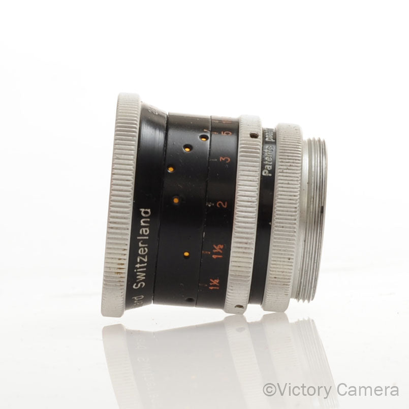 Bolex Kern-Paillard 16mm f2.8 YVAR Wide Angle Lens C Mount for [EXC+] - Victory Camera