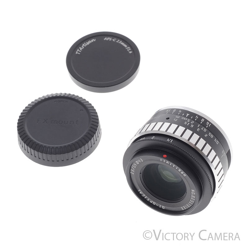 TTArtisan 23mm f1.4 Wide Angle Lens for Fujifilm X Mount Cameras [MINT] - Victory Camera