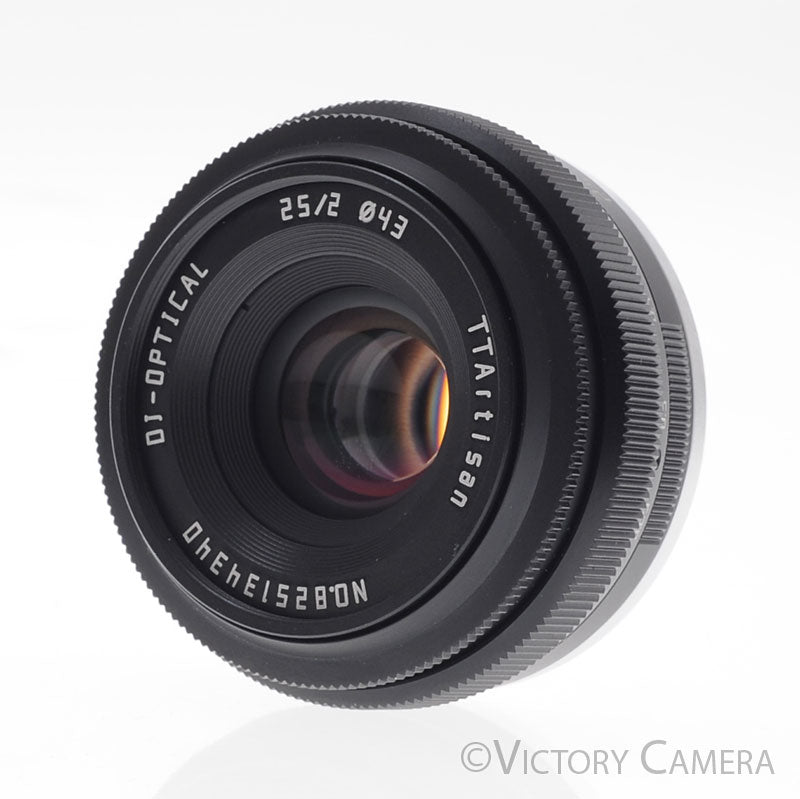 TTArtisan 25mm f2 APS-C Manual Focus Prime Lens for Fujifilm X Mount [MINT-] - Victory Camera