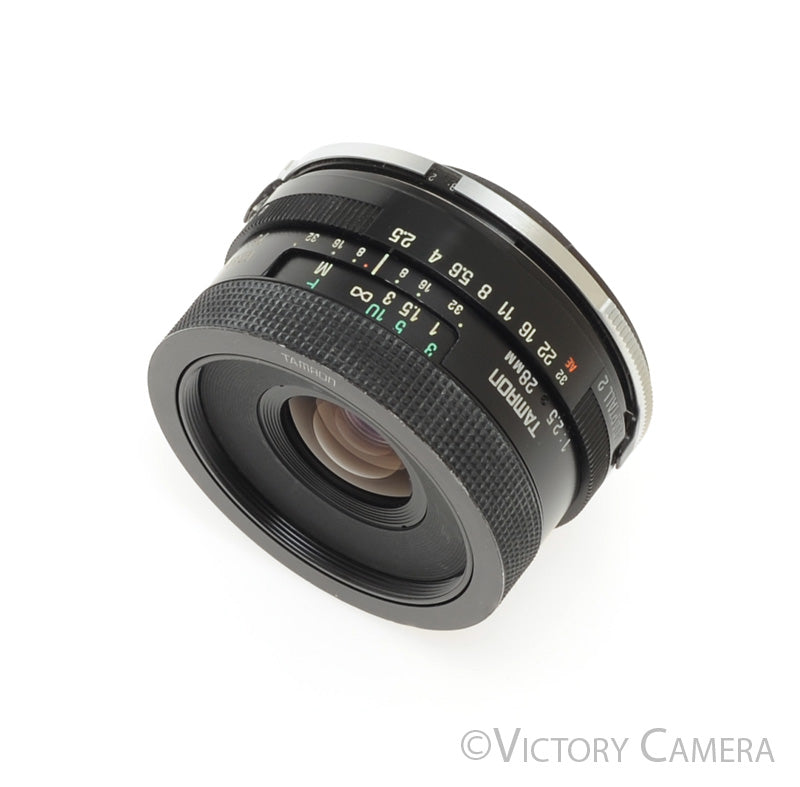 Tamron 28mm f2.5 Adaptall Wide Angle Lens Nikon AI-s [EXC-] - Victory Camera