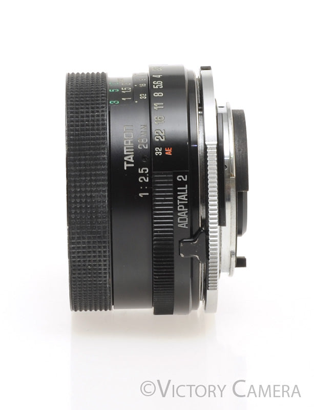 Tamron 28mm f2.5 Adaptall Wide Angle Lens Nikon AI-s [EXC-] - Victory Camera