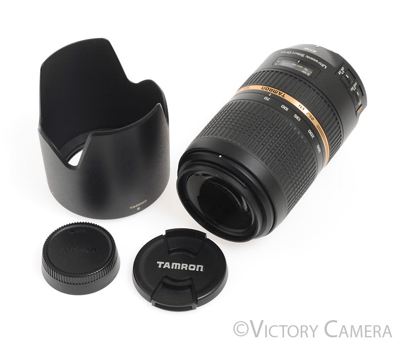 Tamron SP 70-300mm f4-5.6 Di VC USD Telephoto Zoom Lens for Nikon AF-S -Clean- - Victory Camera