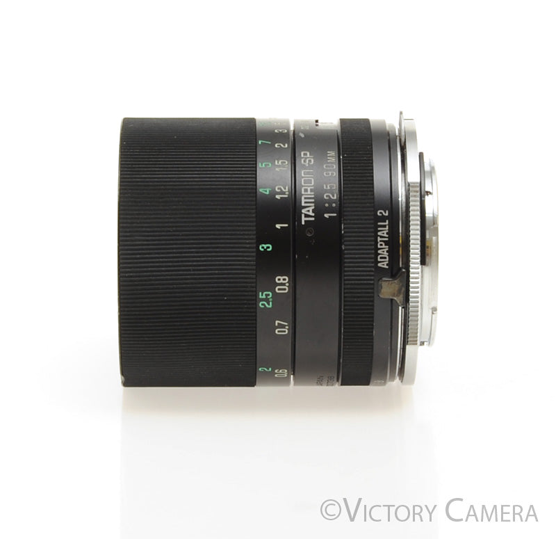 Tamron SP 90mm f2.5 Macro Adaptall Lens w/ Adaptall 2 for Nikon AI [EXC] - Victory Camera